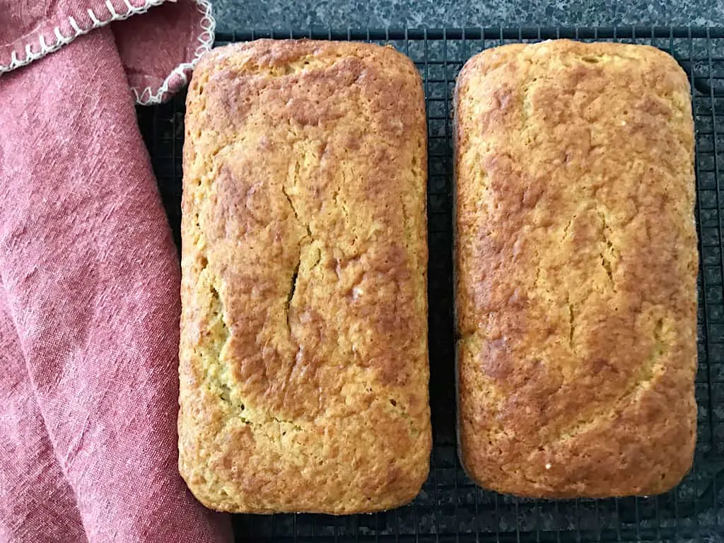 2 Loaves of Cake Mix Banana Bread