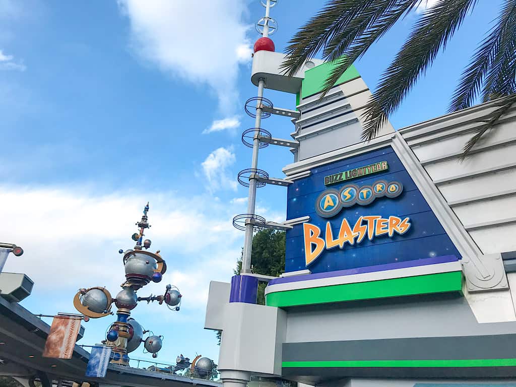 Buzz Lightyear Astro Orbiters at Disneyland