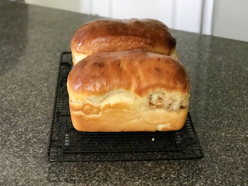 Remove the pan from the oven and allow to cool on a cooling rack for 15 minutes, before removing the loaf to continue cooling.