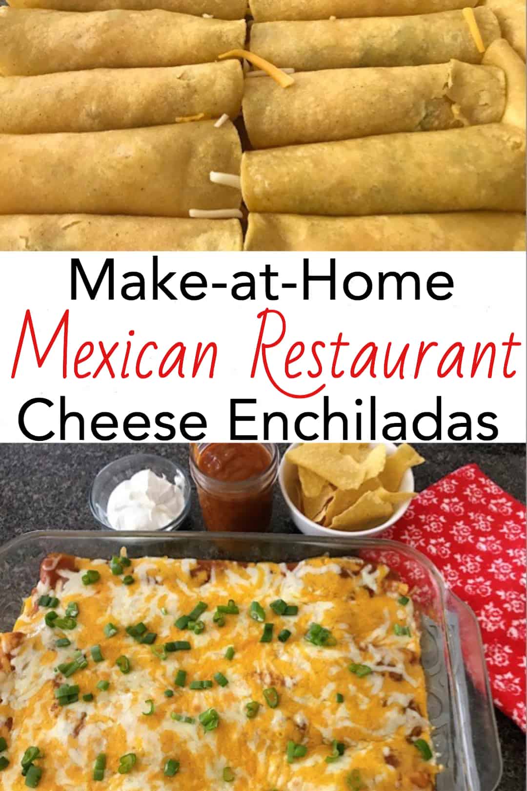 Easy Mexican Restaurant Cheese Enchilada Casserole The Mommy Mouse