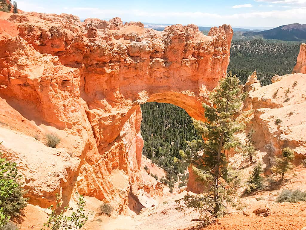 Natural Bridge landmark at Bryce Canyon