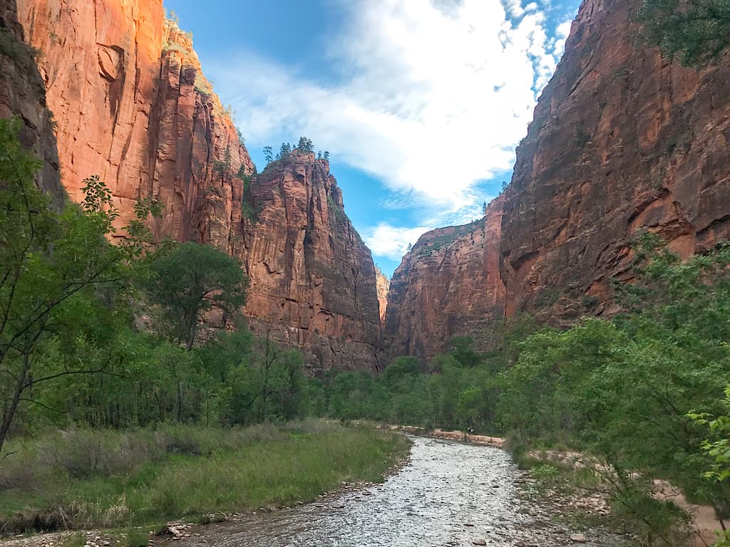 View of Riverwalk Trail at Zion