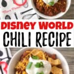 Disney World Chili Recipe