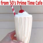 Homemade Disney PB & J Milk Shakes from 50s Prime Time Cafe
