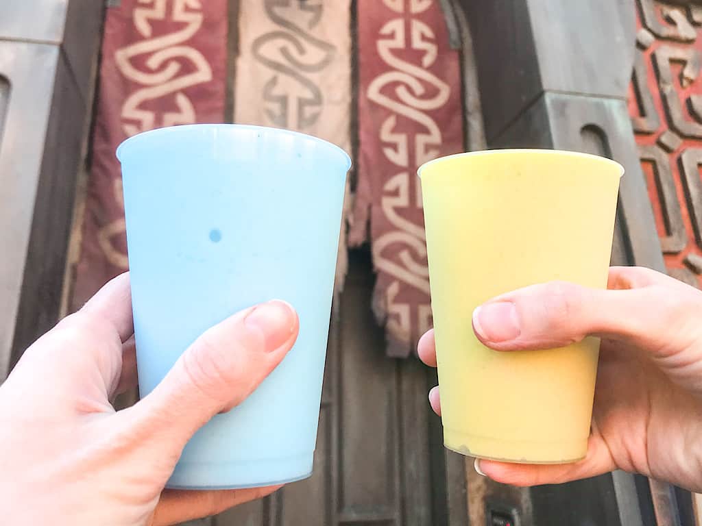 Blue and Green Milk from Star Wars Galaxy's Edge