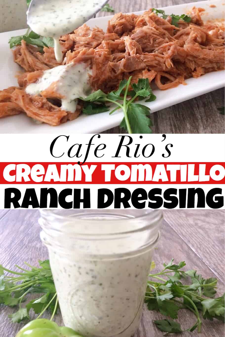 Cafe Rio Creamy Tomatillo Ranch Dressing - The Mommy Mouse Clubhouse