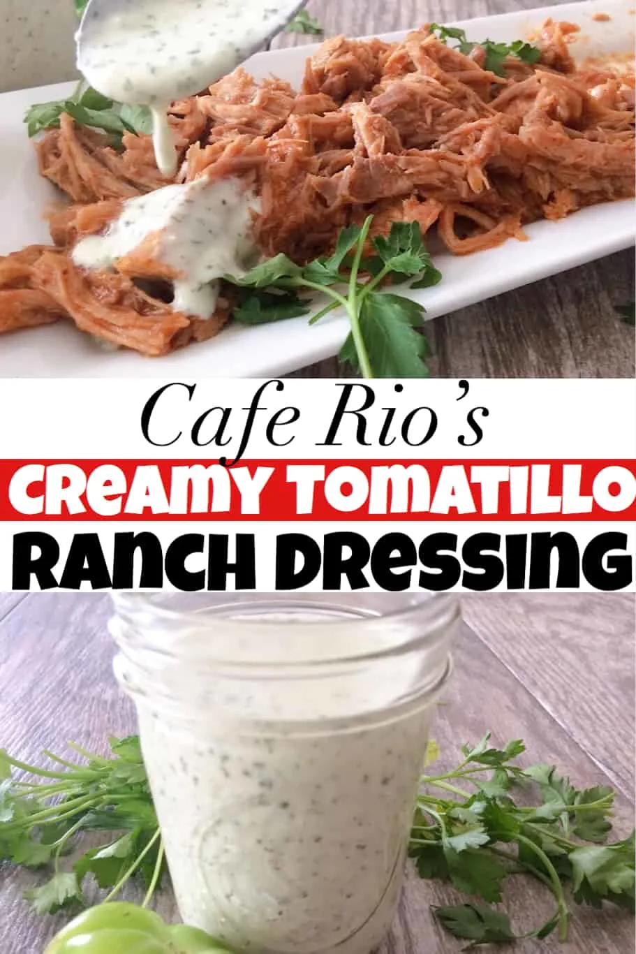 Cafe Rio's Creamy Tomatillo Ranch Dressing