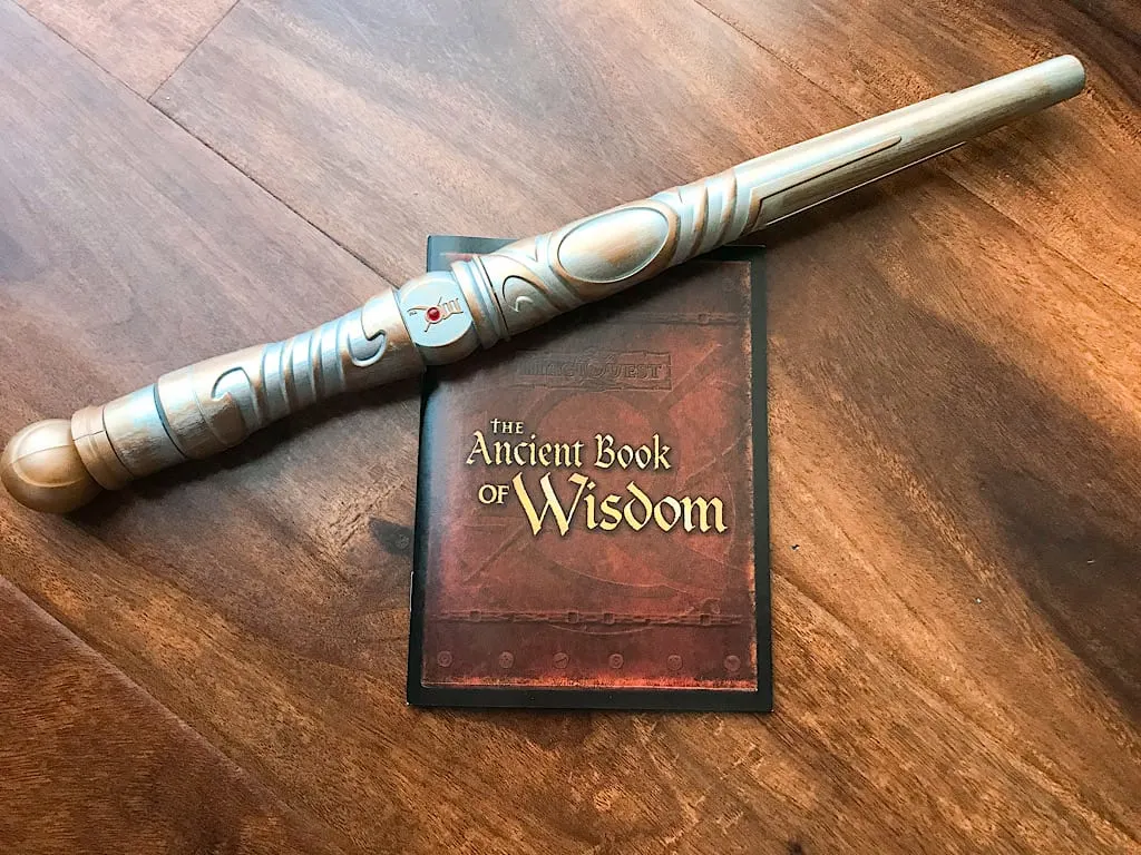 MagiQuest Wand and book