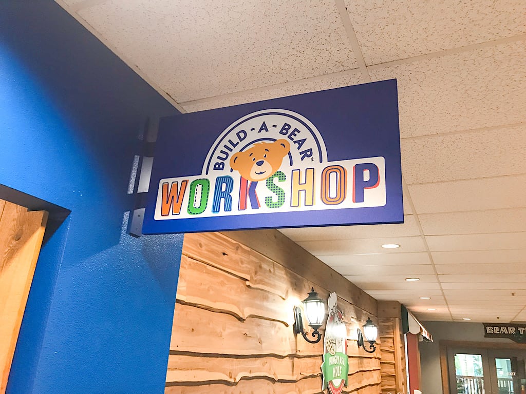 Build a Bear Workshop inside Great Wolf Lodge Washington