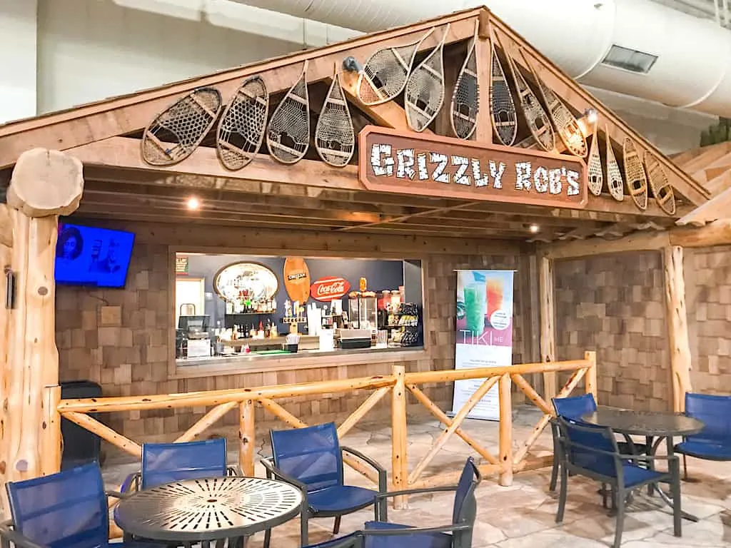 Grizzly Rob's inside Great Wolf Lodge Washington's water park