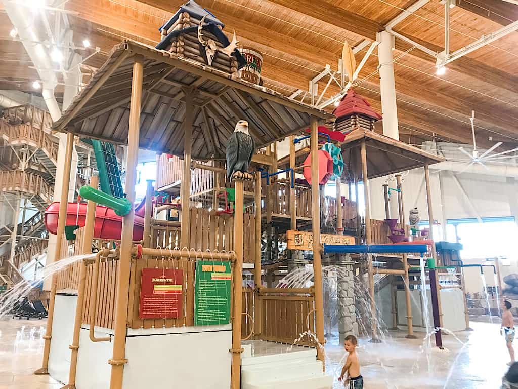 Water playground at Great Wolf Lodge Washington