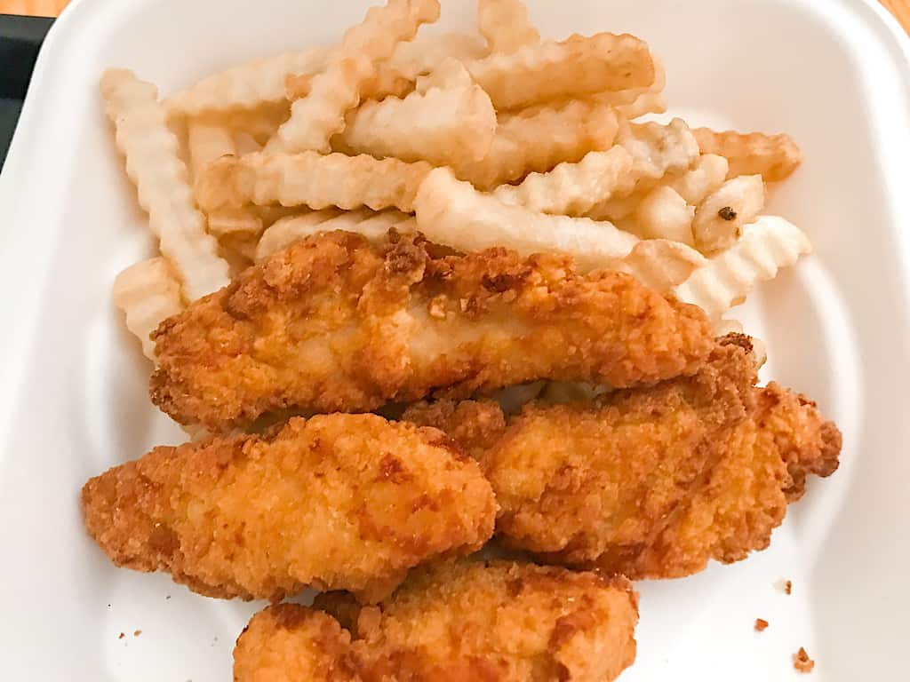 Chicken Tenders from Buckets Incredible Craveables at Great Wolf Lodge