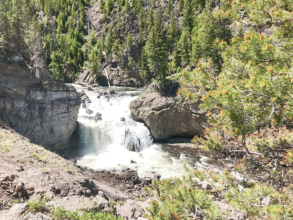 Firehole Falls Yellowstone