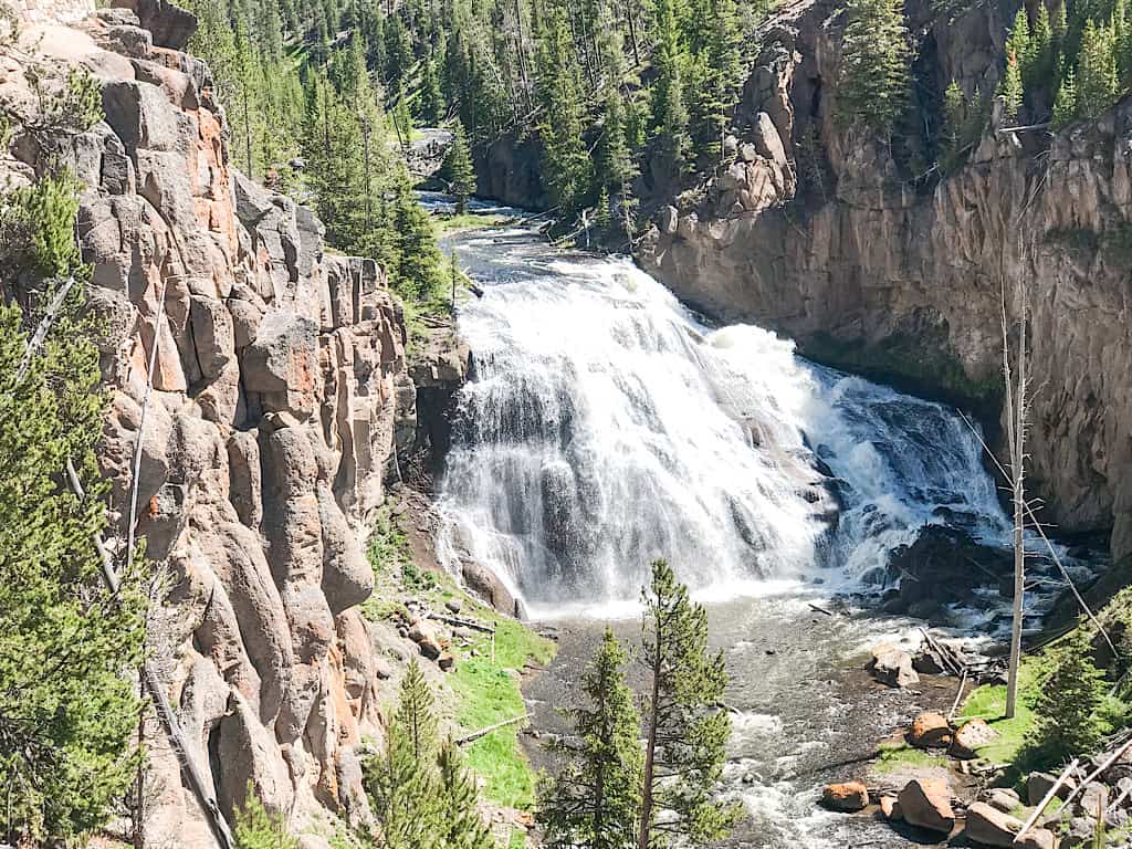 Gibbon Falls at Yellowstone