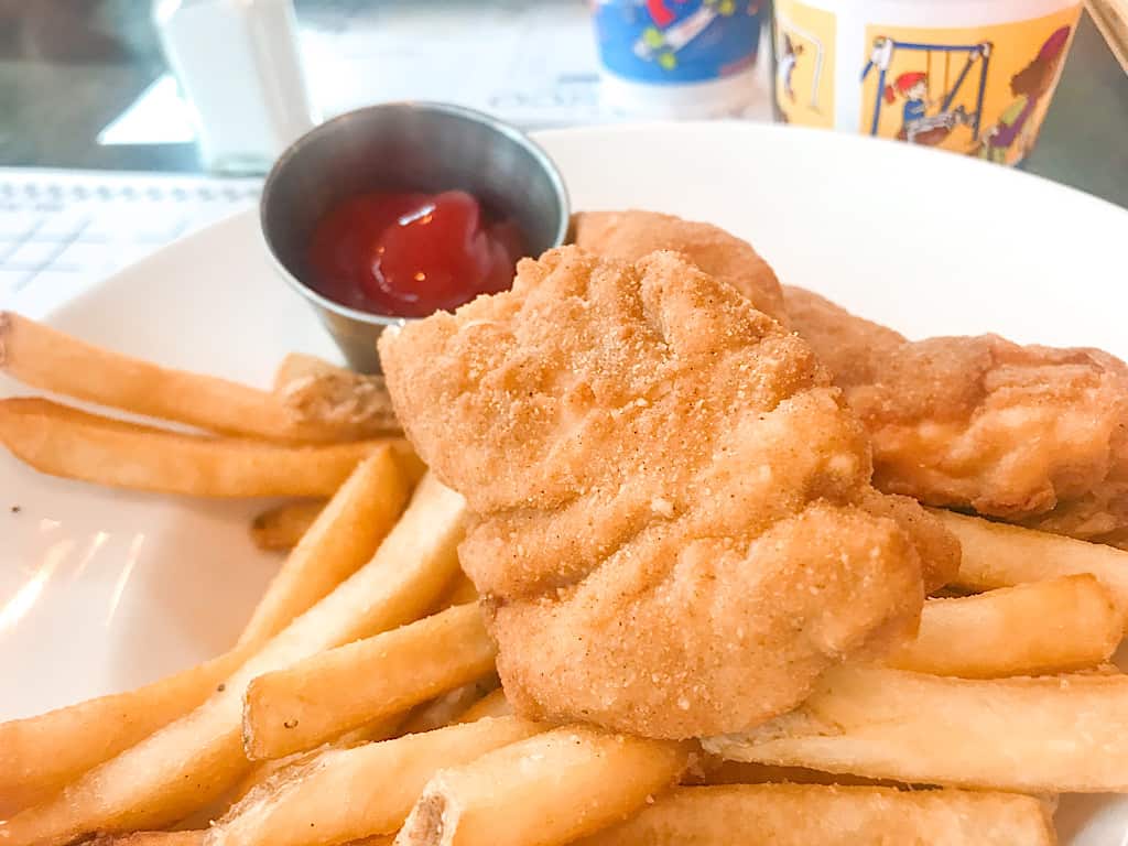 Chicken Fingers kids meal from Fresco Kitchen and Grill in Rexburg, Idaho