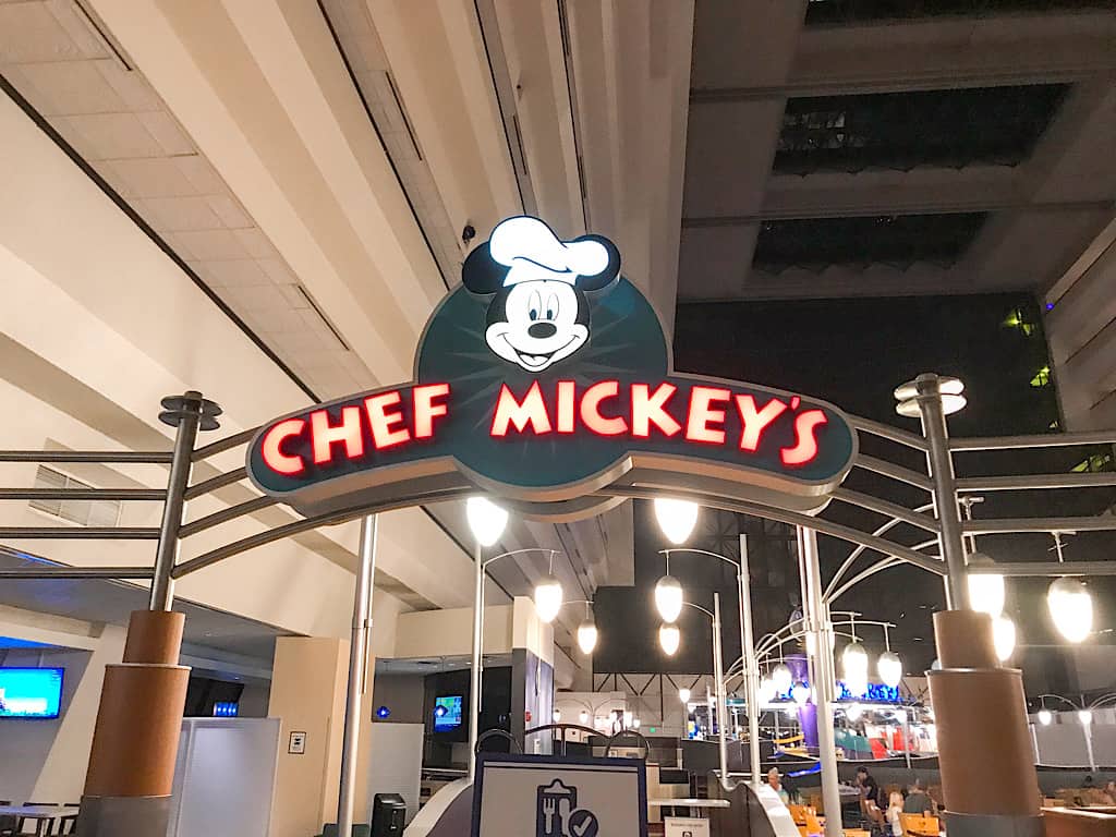 Entrance to Chef Mickey's