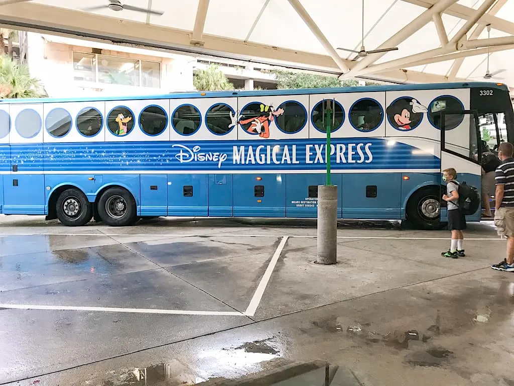 Disney's Magical Express Bus at Orlando Airport