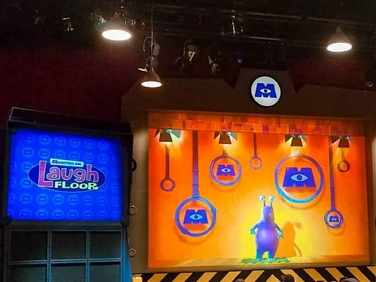 Inside view of Monsters, Inc. Laugh Floor at Disney's Magic Kingdom