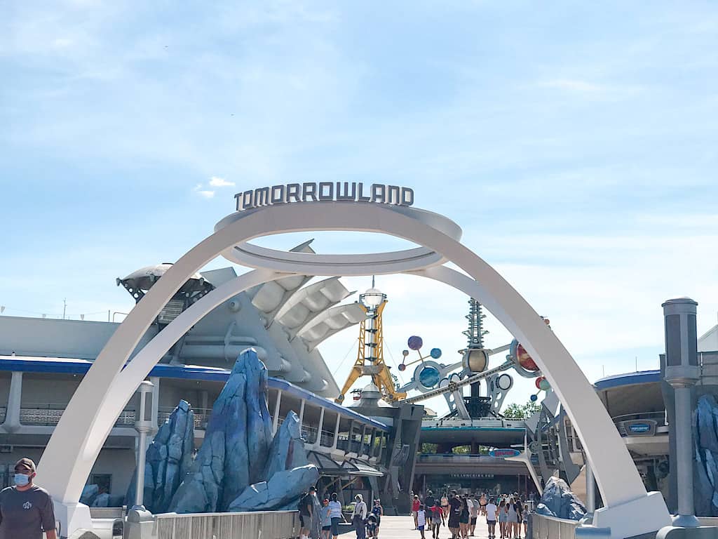 Tomorrowland Entrance at Magic Kingdom Park in Disney World