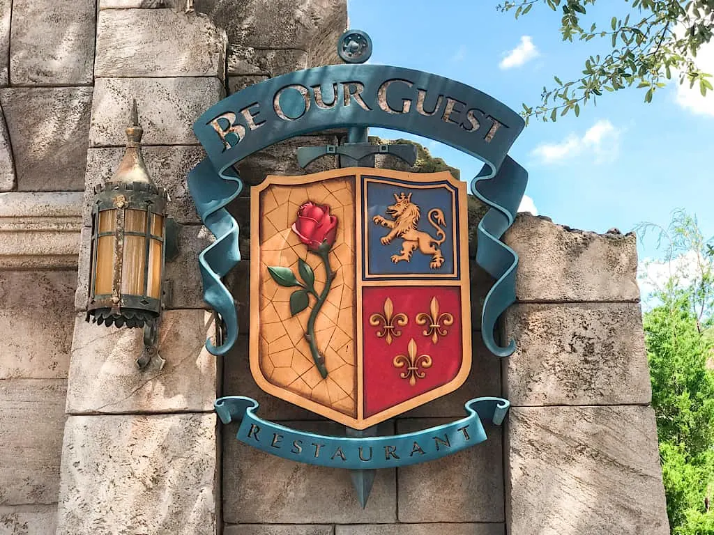 Entrance to Be Our Guest Restaurant at Disney World