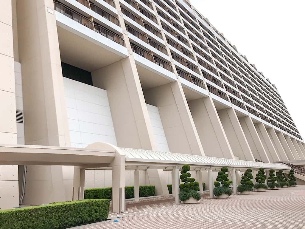 Outside of Main building of the Contemporary Resort