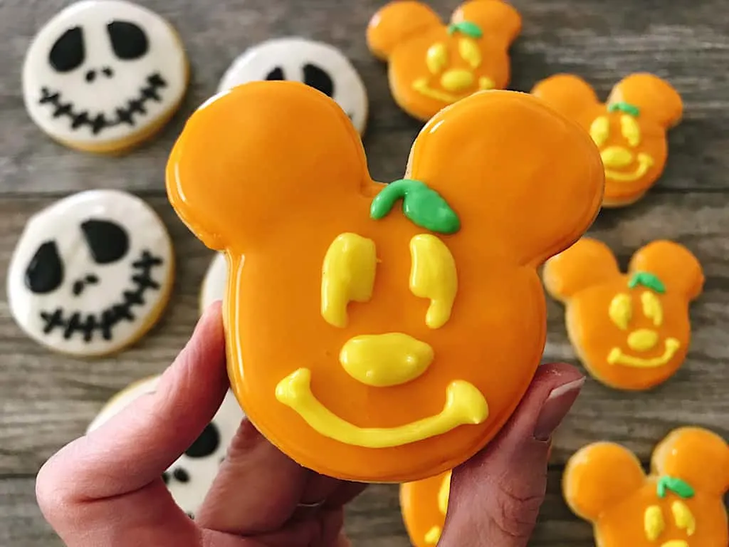 Mickey Pumpkin Cookie