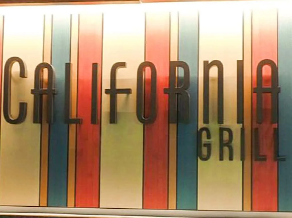 Sign for California Grill at Contemporary Resort