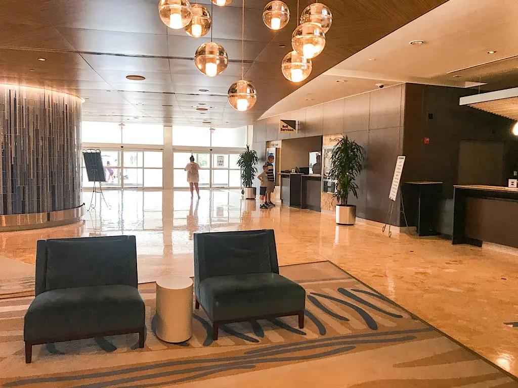 Lobby of Disney's Contemporary Resort 