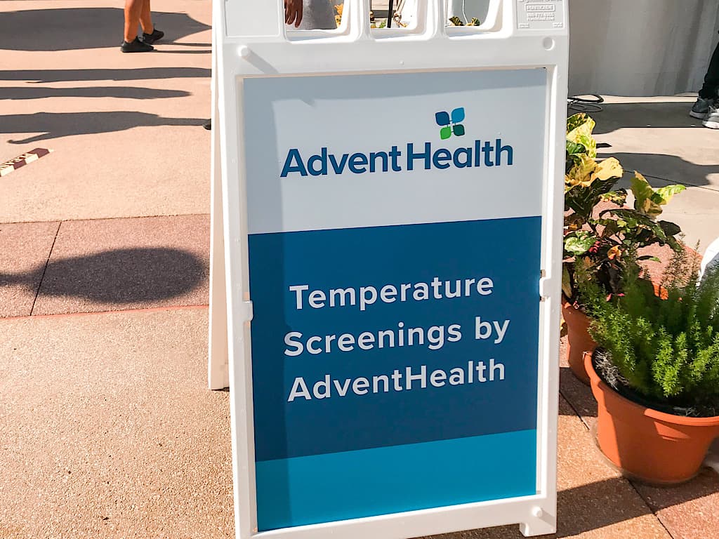 Temperature screening at Disney's Hollywood Studios