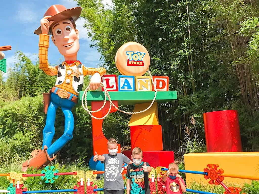 Entrance to Toy Story Land at Disney World