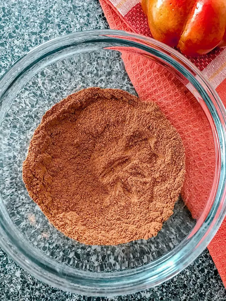 A bowl of homemade pumpkin spice