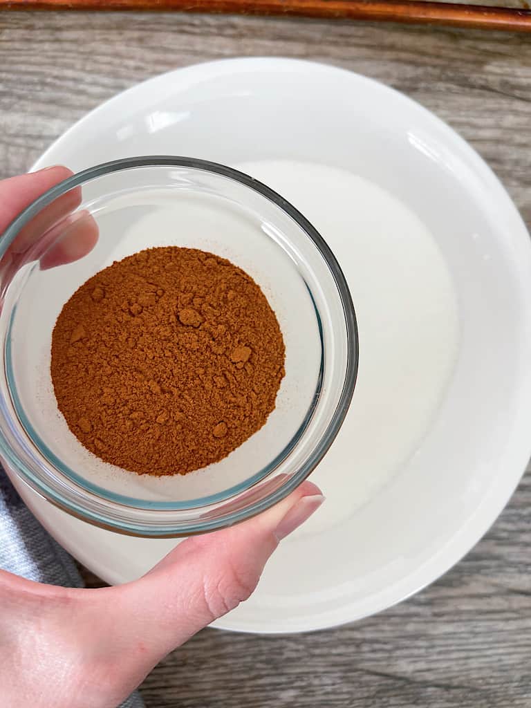 Cinnamon and Sugar mixed to make Churro Muffins