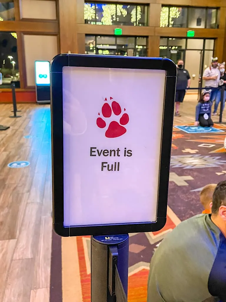 Full event at Great Wolf Lodge