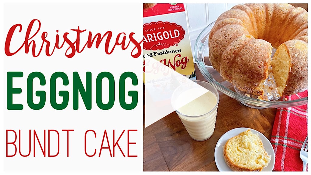 Christmas Eggnog Bundt Cake