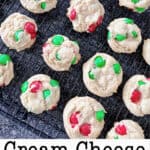 Cream Cheese Cookies with M&M's