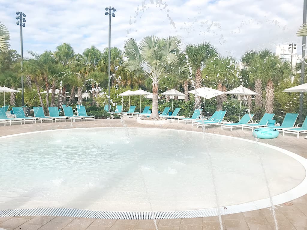 Splash pad at Hilton Lake Buena Vista Palace 