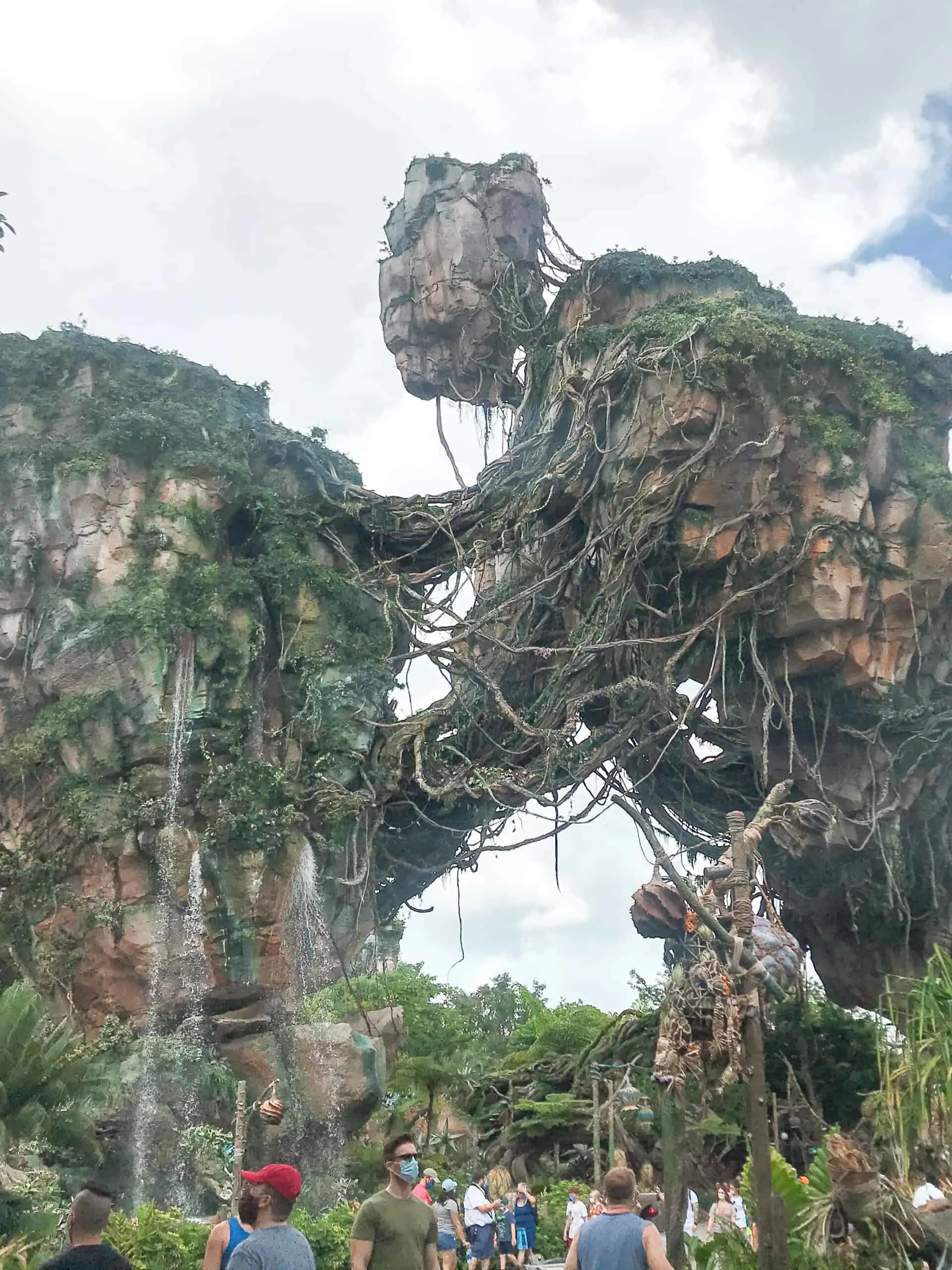 Green landscapes from Pandora World of Avatar at Disney's Animal Kingdom