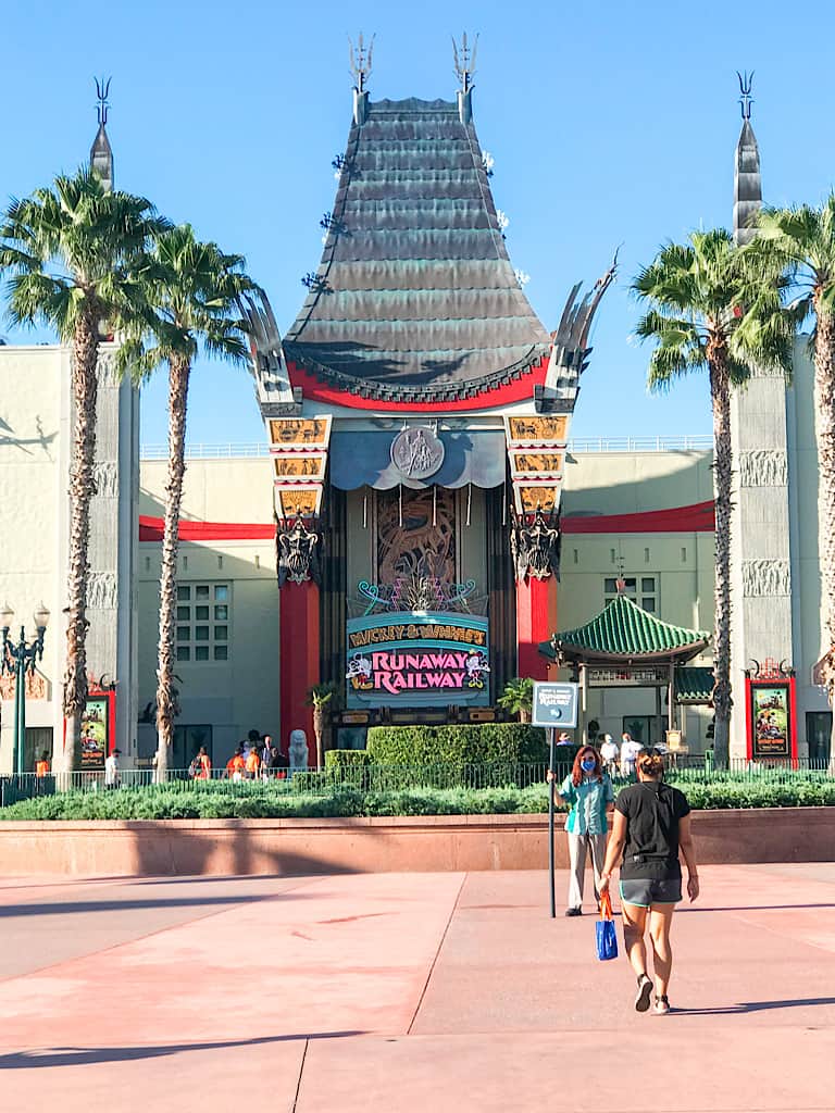 Mickey & Minnie's Runaway Railway Entrance at Disney World