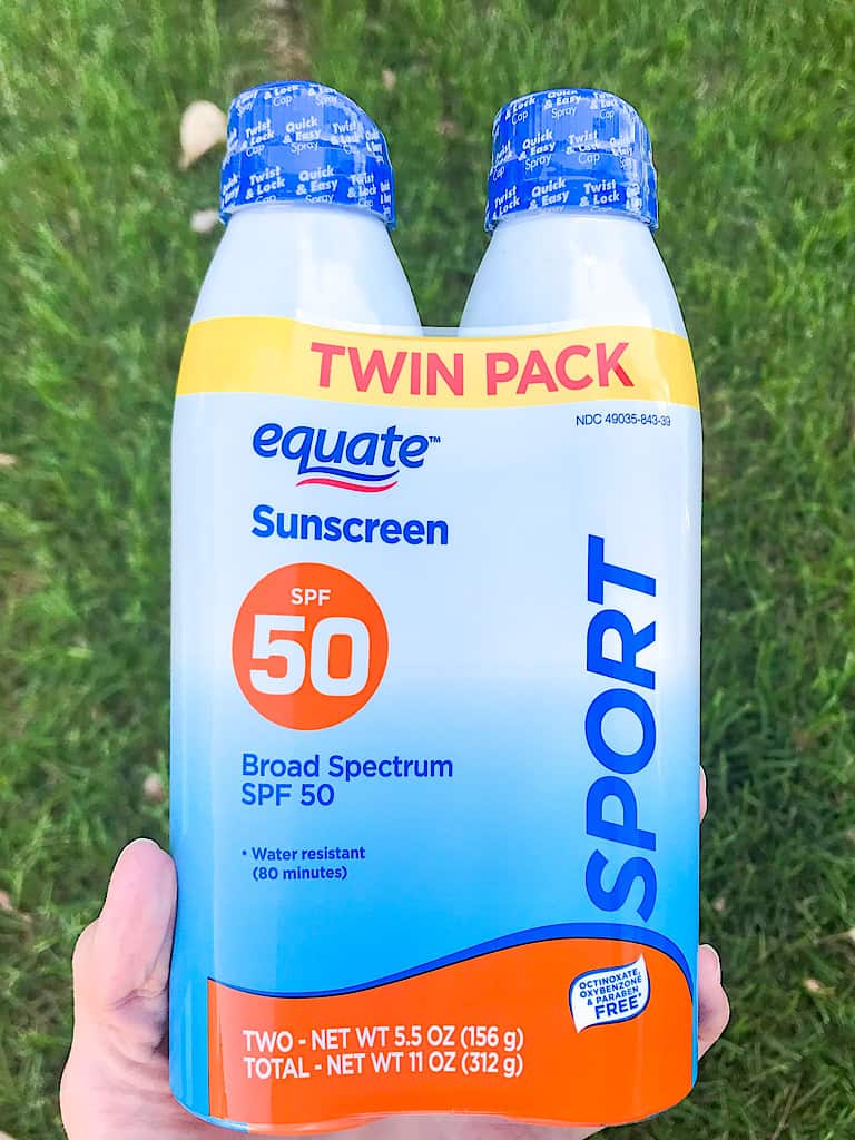 A 2-pack of sunblock