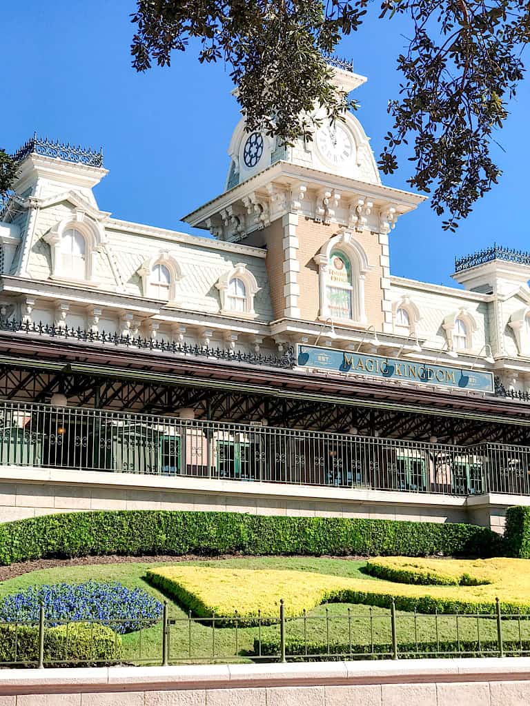 Train Station at the entrance of Magic Kingdom.