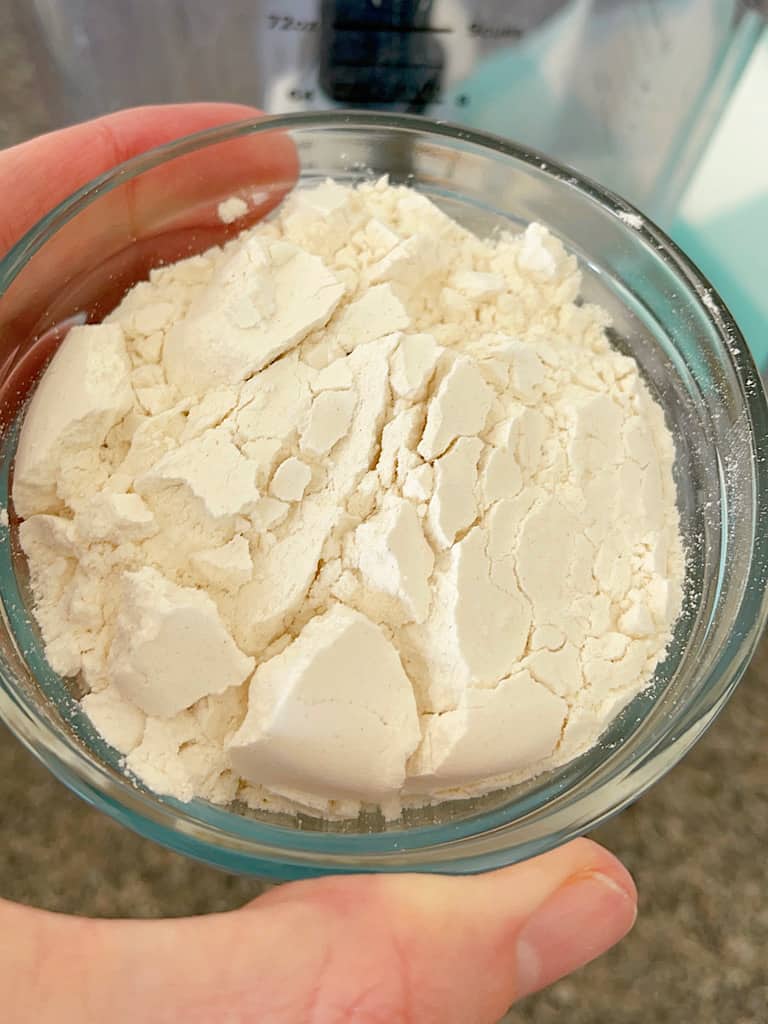 A bowl of all-purpose flour.