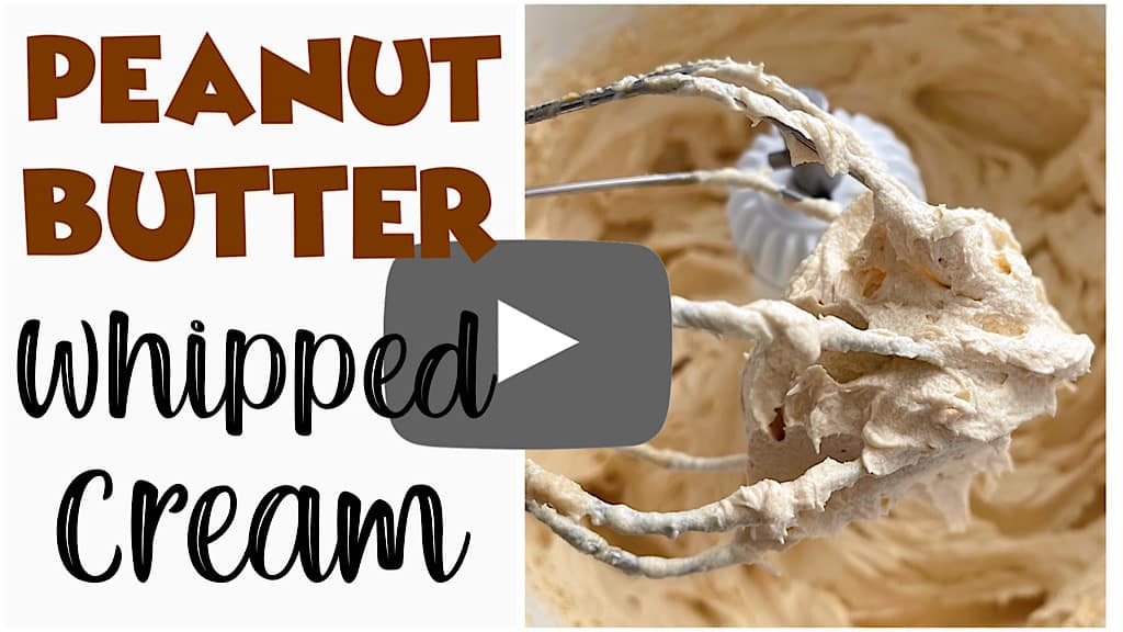 YouTube Thumbnail for Peanut Butter Whipped Cream.