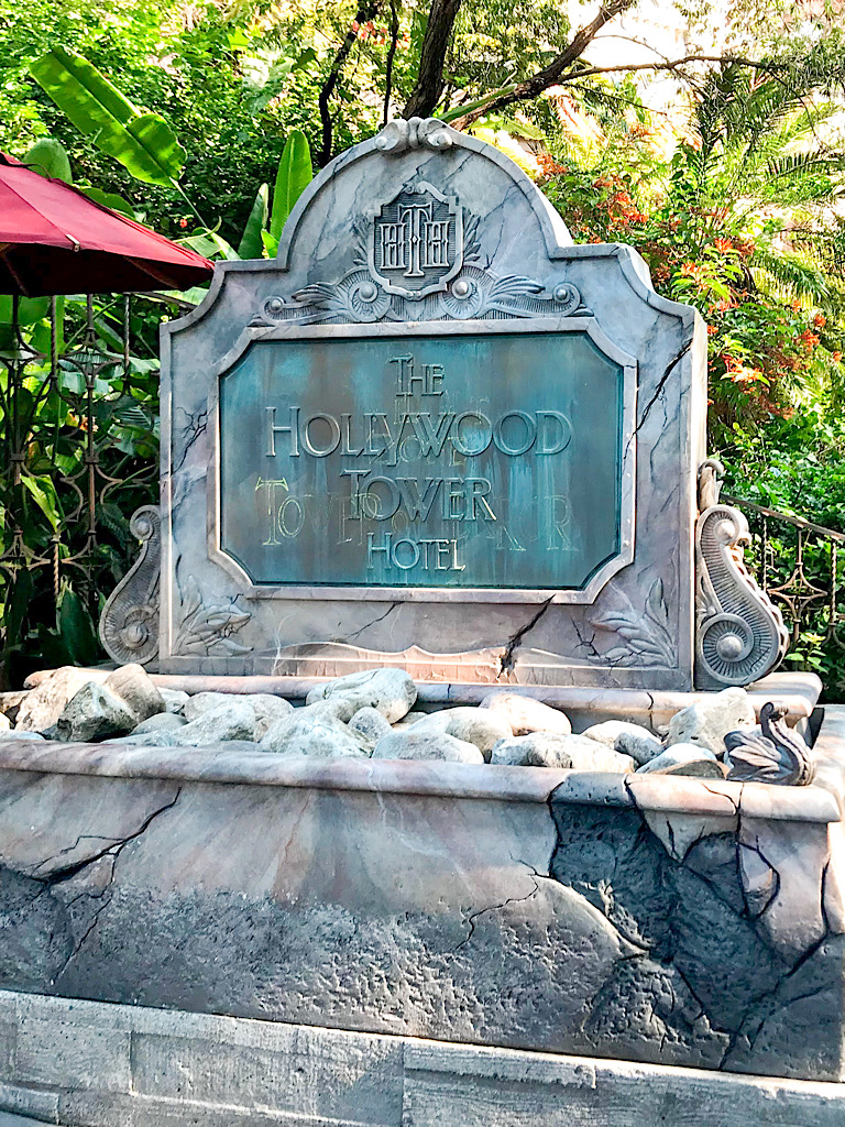 Hollywood Tower of Terror Entrance.