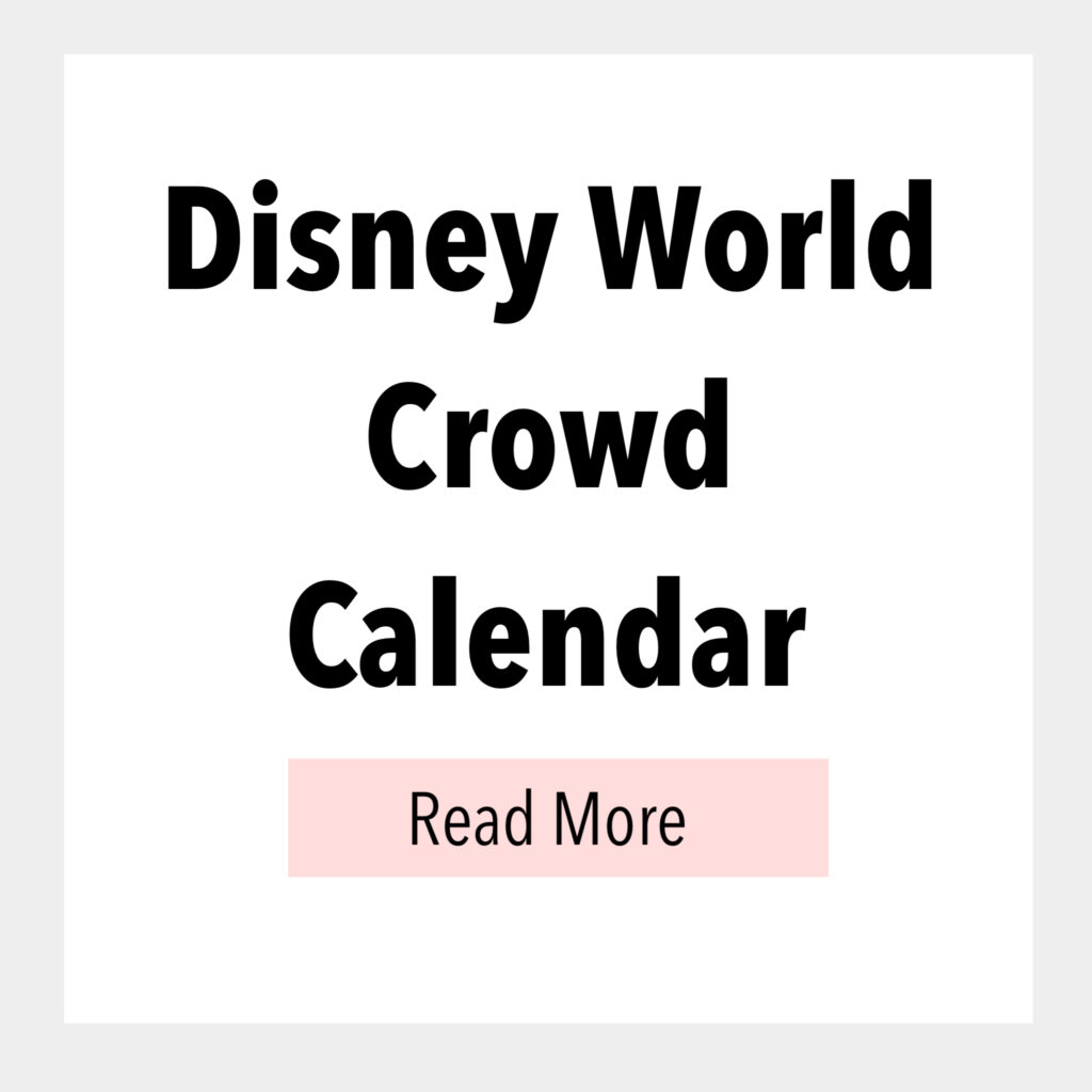 Disney World Crowd Calendar