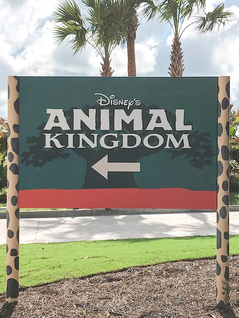 Disney's Animal Kingdom Sign.