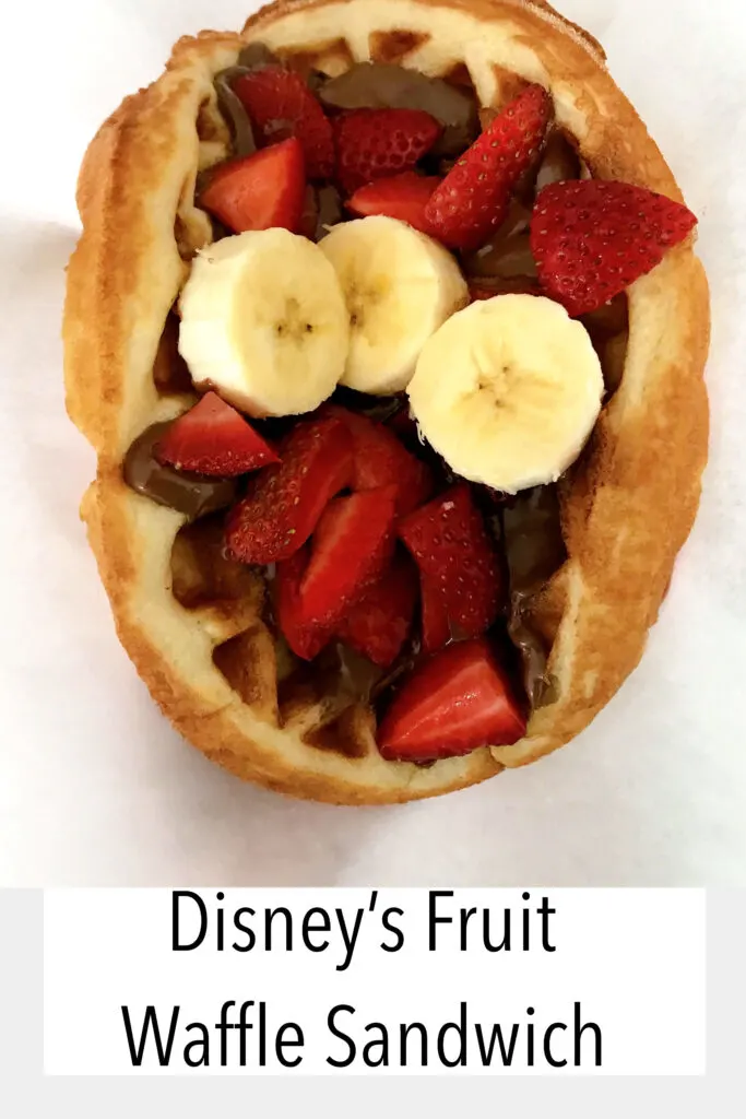 Disney World's Fruit Waffle Sandwich