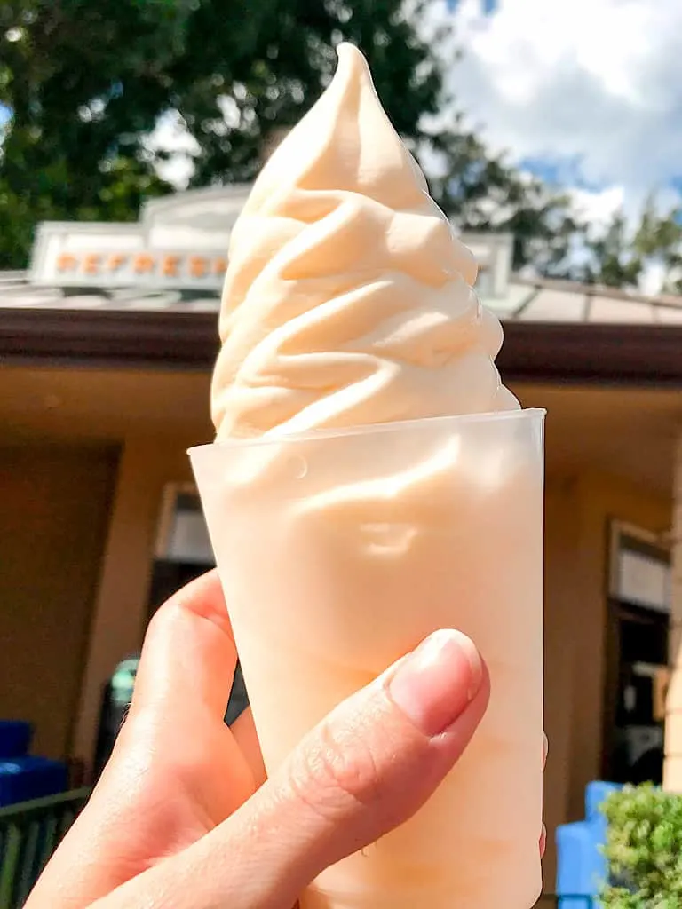 A Dole Whip at Epcot in Disney World.