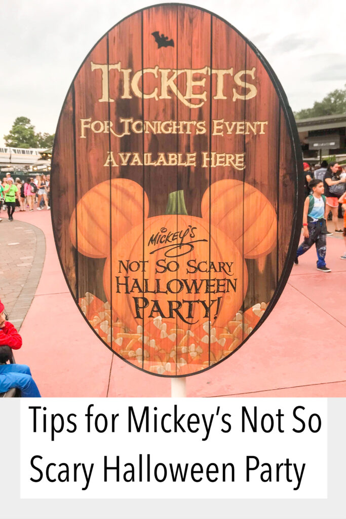 Mickey's Not So Scary Halloween Party Tips
