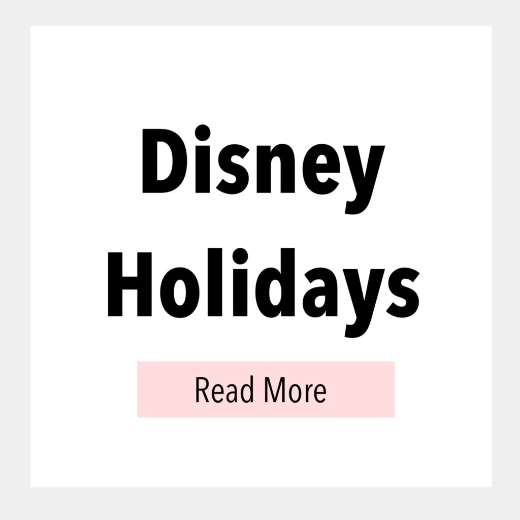 Disney Holidays