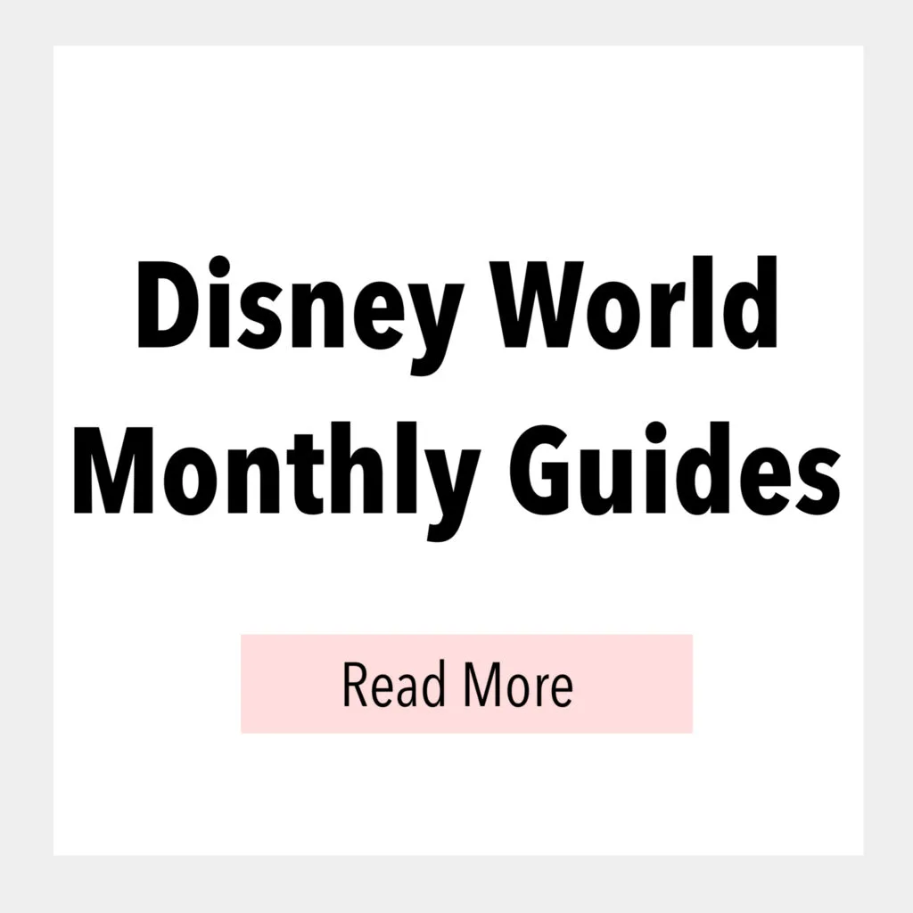 Disney World Monthly Guides